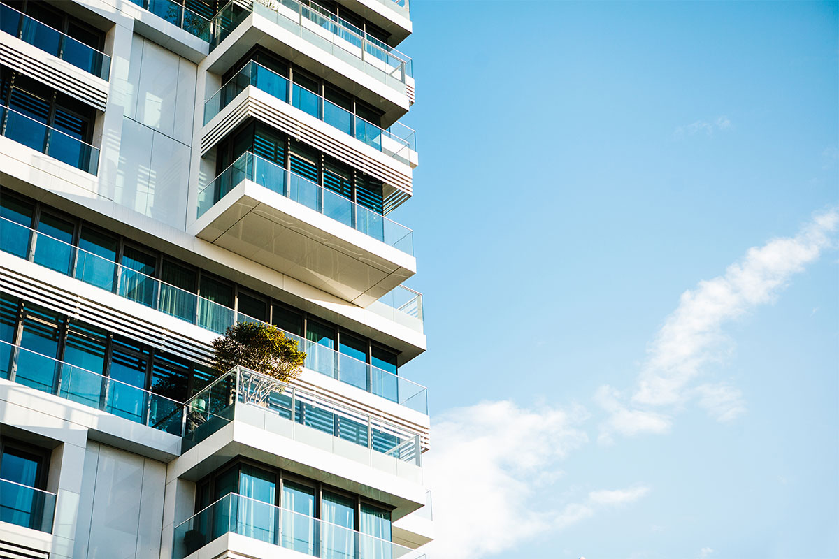 exterior of condominium