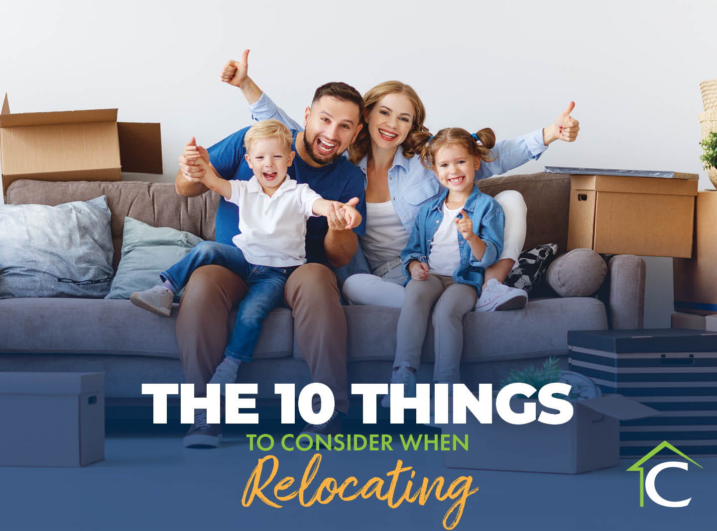 Top 10 Things to Consider When Relocating with happy couple smiling and giving thumbs up