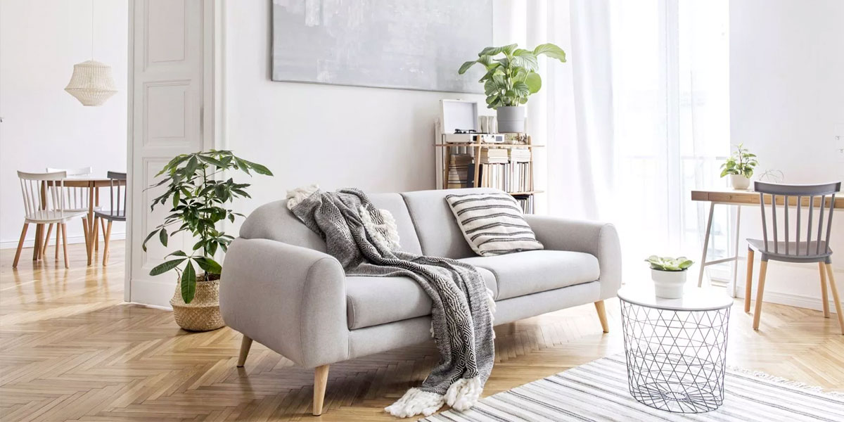 bright spacious living room