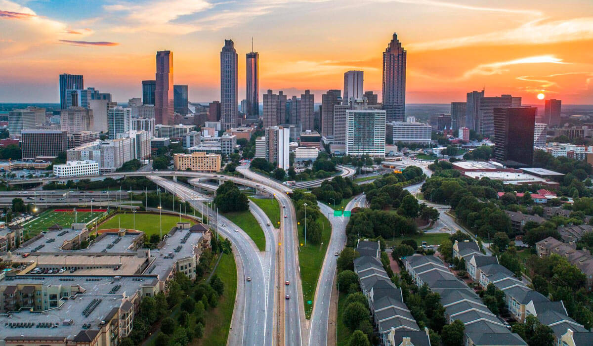 skyline of atlanta georgia